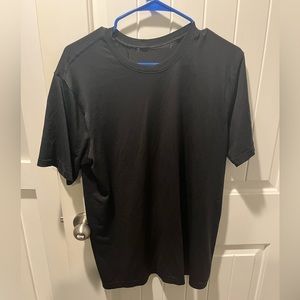 Black lululemon gym shirt size L